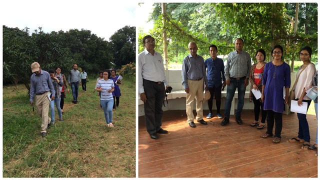 Students and Faculty at the Field Trip to Birsa Agricultural University, Ranchi 