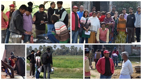 SEES field trip to Sabalpur village in Rajgir