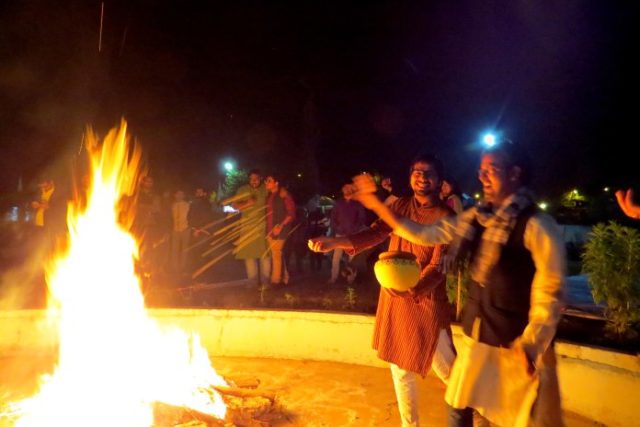 Bonfire, Sweets, Kites, Music, and Dance: Makar Sankranti celebrations at Tathagat