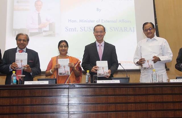 Chancellor Yeo’s Book Released by External Affairs Minister Sushma Swaraj