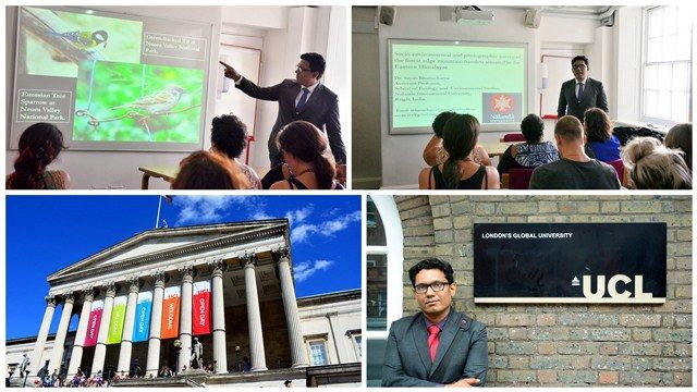 Dr. Sayan Bhattacharya Delivers Lecture on Photography in Academic Research at University College London, UK