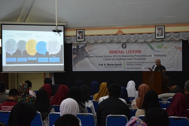 Professor B. Mohan Kumar, organizes a workshop and delivers a general lecture at Diponegoro University, Indonesia