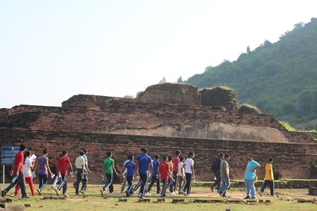 Two Rajgir Heritage Walks organized in October in partnership with BHDS