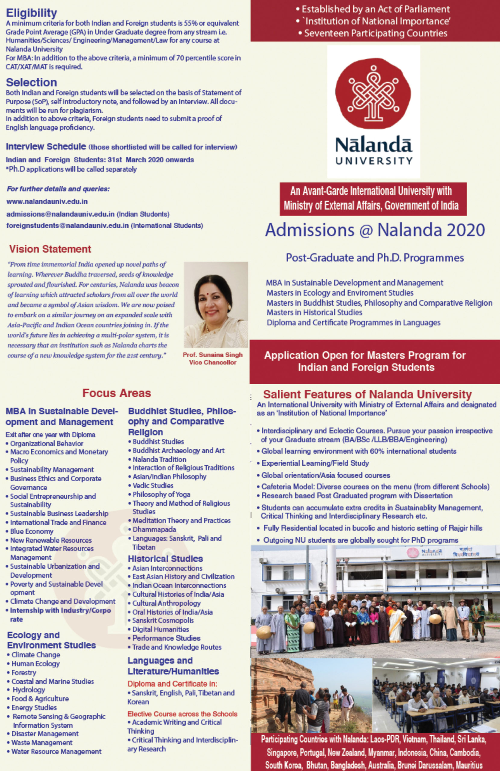 Nalanda University Home Nalanda University